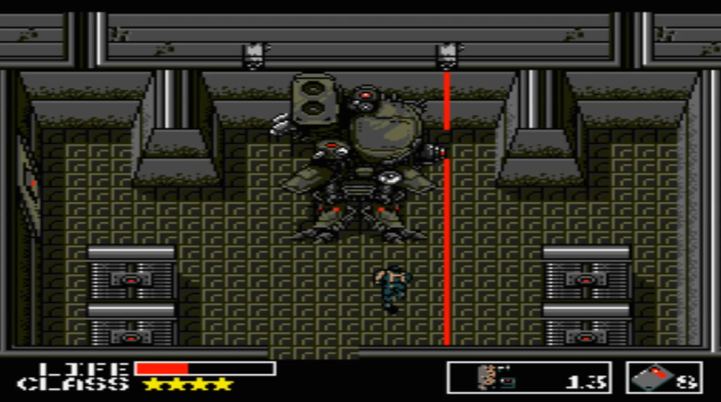 Metal Gear - геймплей игры MSX2